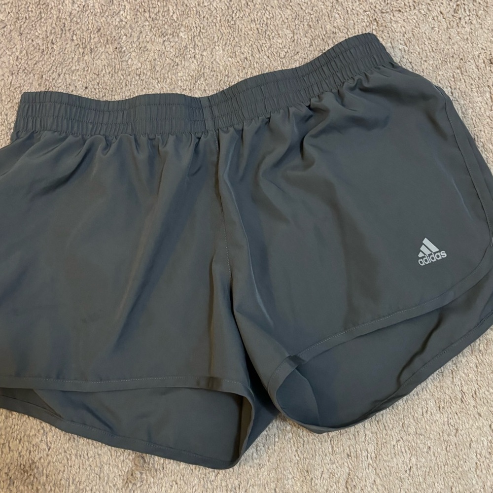 Grey Adidas Athletic Shorts